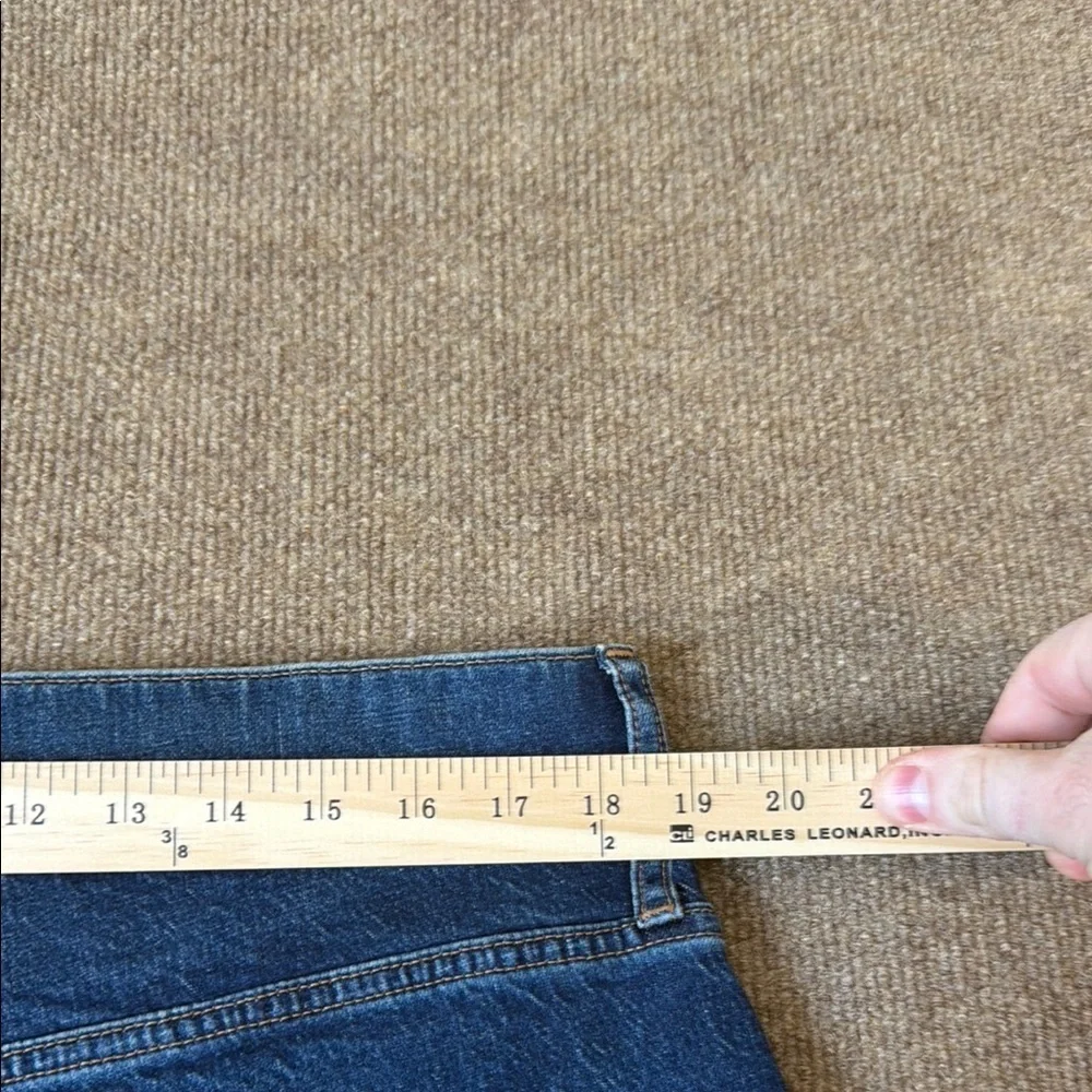 J. Crew Full Length Wide Leg Jeans Button Fly Blue Denim Women Size 33 NWT New